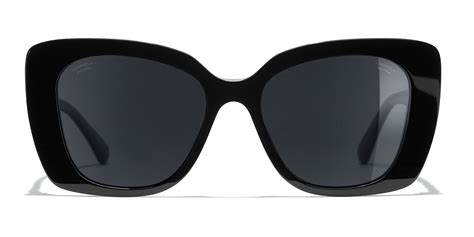 CHANEL 5422B Square Acetate & Strass Sunglasses .